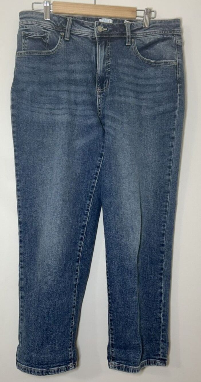 Time And True Womens Size 12 High Rise Jeans Stretch